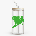 Банка с бамбуковой крышкой