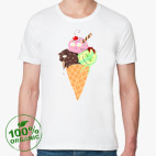 Мужская футболка органик