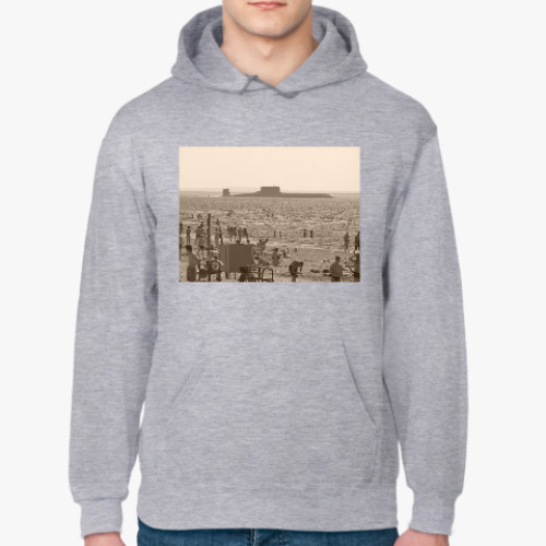 Толстовка худи с принтом Белое море