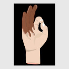 Рука в глазури