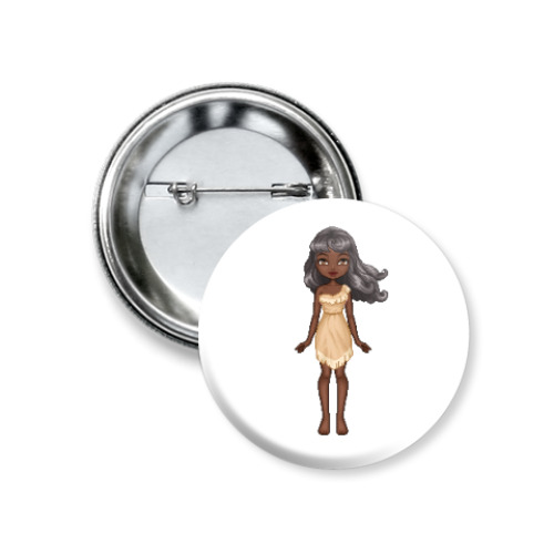 Значок 37мм с принтом Принцесса Истия