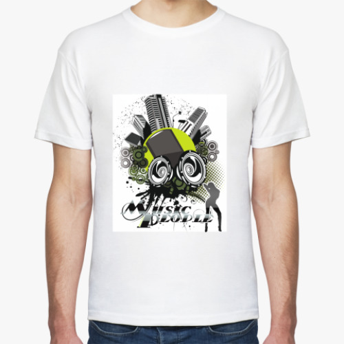 Футболка с принтом Music People