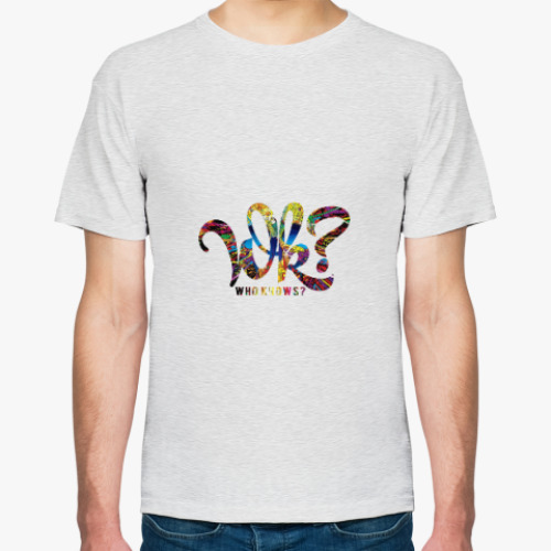 Футболка с принтом wk color