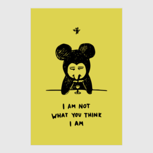 Постер с принтом Not a Mickey M