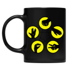 Кружка цветная UV-DTF