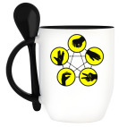 Кружка с ложкой