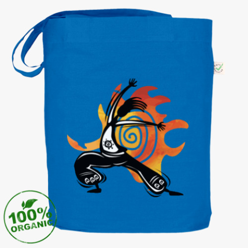 Сумка шоппер с принтом Yoga