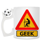 Кружка с футбольным мячиком