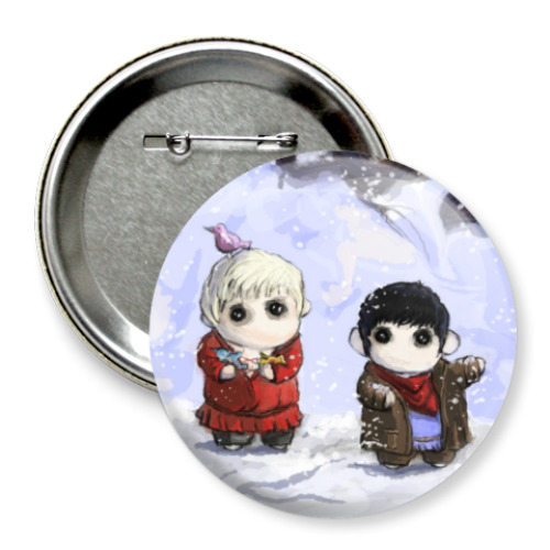 Значок 75мм с принтом Merlin