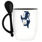 Кружка с ложкой