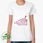 Женская футболка органик