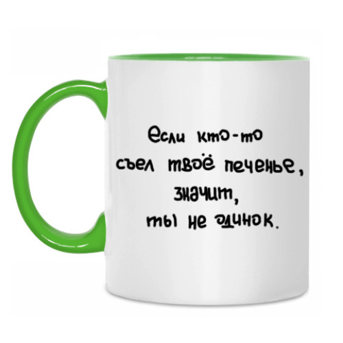 Кружка с принтом Печенье