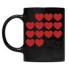 Кружка цветная UV-DTF