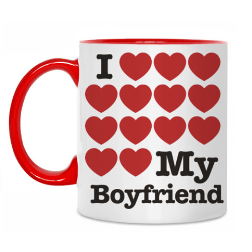 Кружка с принтом Love