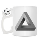 Кружка с футбольным мячиком