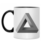 Кружка двухцветная