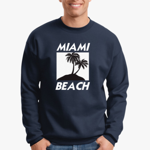 Свитшот с принтом Miami Beach