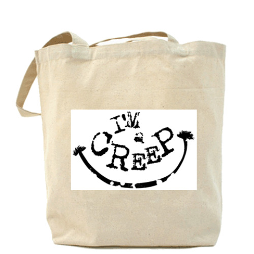 Сумка шоппер с принтом Creep Холщовая сумка