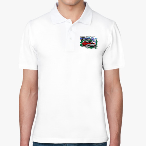 Рубашка поло с принтом Street racing car
