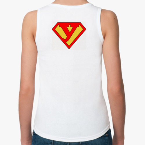 Женская майка с принтом  'Супер-ученица'