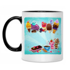 Кружка двухцветная