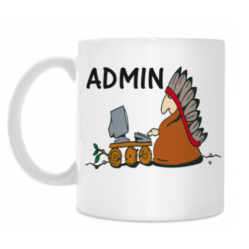 Кружка с принтом ADMIN