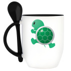 Кружка с ложкой