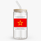 Банка с бамбуковой крышкой