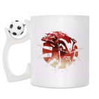 Кружка с футбольным мячиком