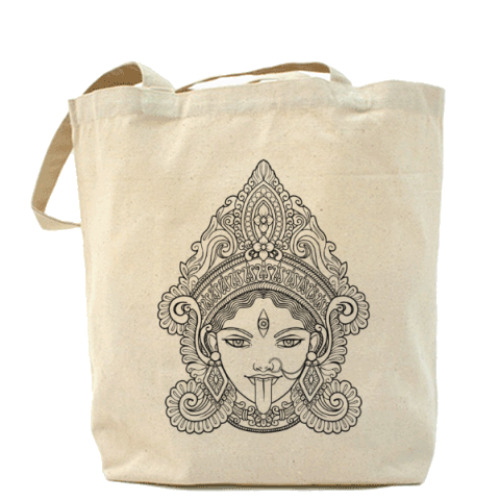 Сумка шоппер с принтом Kali