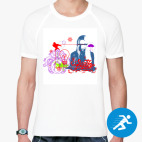 Мужская спортивная футболка