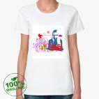 Женская футболка органик