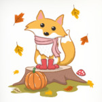 Autumn fox