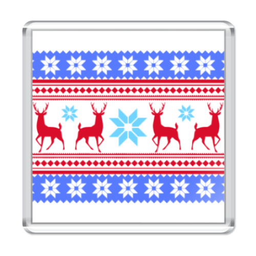 Магнит с принтом С новым годом!