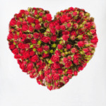 Сердце из роз