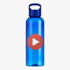 Прозрачная спортивная бутылка