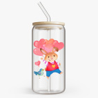 Банка с бамбуковой крышкой