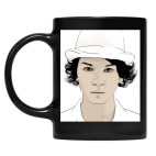 Кружка цветная UV-DTF