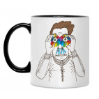 Кружка двухцветная