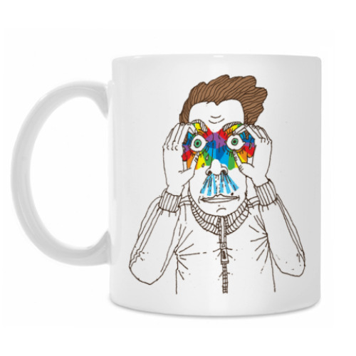 Кружка с принтом Глаза