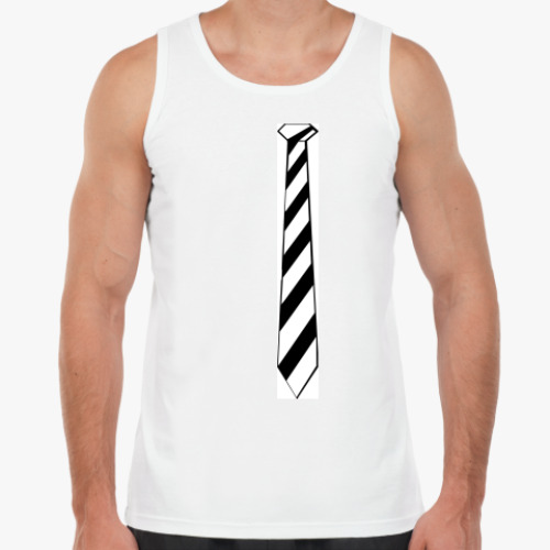 Майка с принтом Галстук