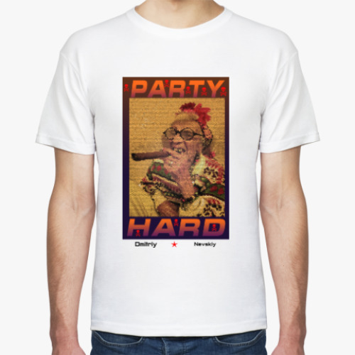 Футболка с принтом Вечеринка