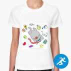 Женская спортивная футболка