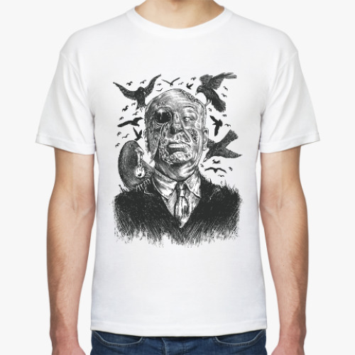 Футболка с принтом Хичкок