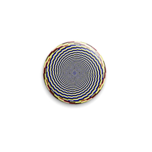 Значок 25мм с принтом  psychodelic