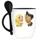 Кружка с ложкой