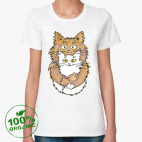 Женская футболка органик