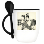 Кружка с ложкой