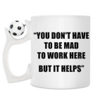 Кружка с футбольным мячиком