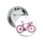 Значок 37 мм Love velo